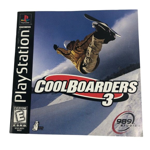 Cool Boarder 3 Sony PlayStation 1 Video Game Complete Disc Manual Case Snowboard - Picture 7 of 9